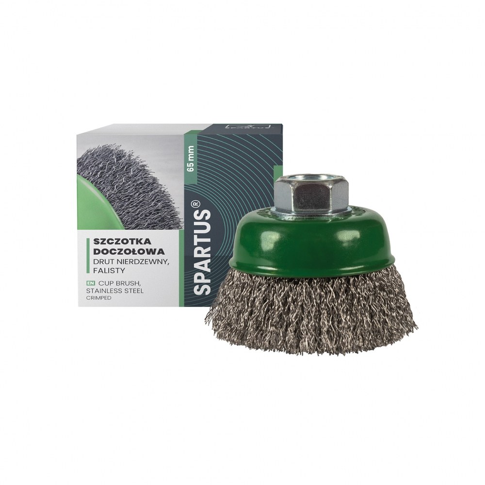 szczotka doczołowa, drut nierdzewny