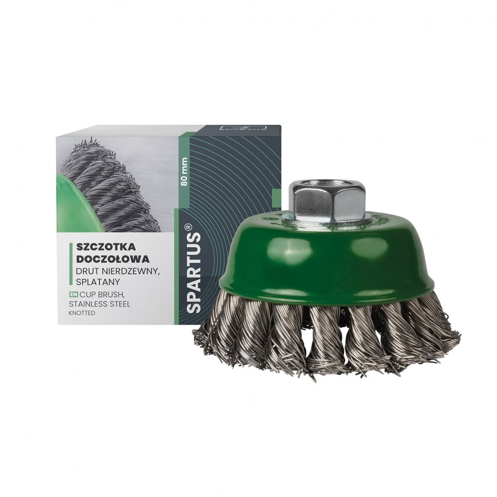 szczotka doczołowa, drut nierdzewny